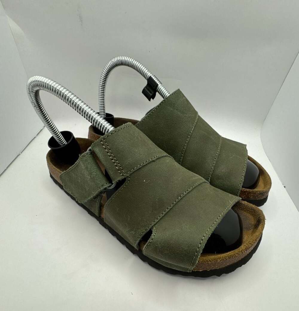 Betula by Birkenstock Green Suede Sandals Size 8